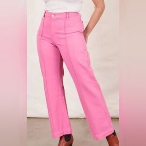 XL Bubblegum Pink Western Pants from Big Bud Press